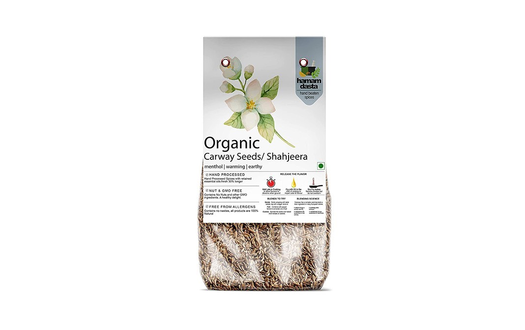 Hamam Dasta Organic Carway Seeds Shahjeera   Pack  400 grams